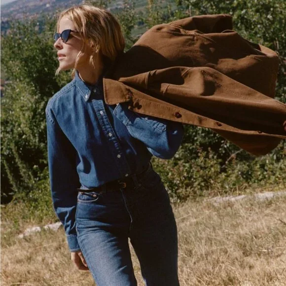 NEW NWT DÔEN Pascual Quilted Jacket Willow Bark Floral Cotton Size L - Picture 7 of 12